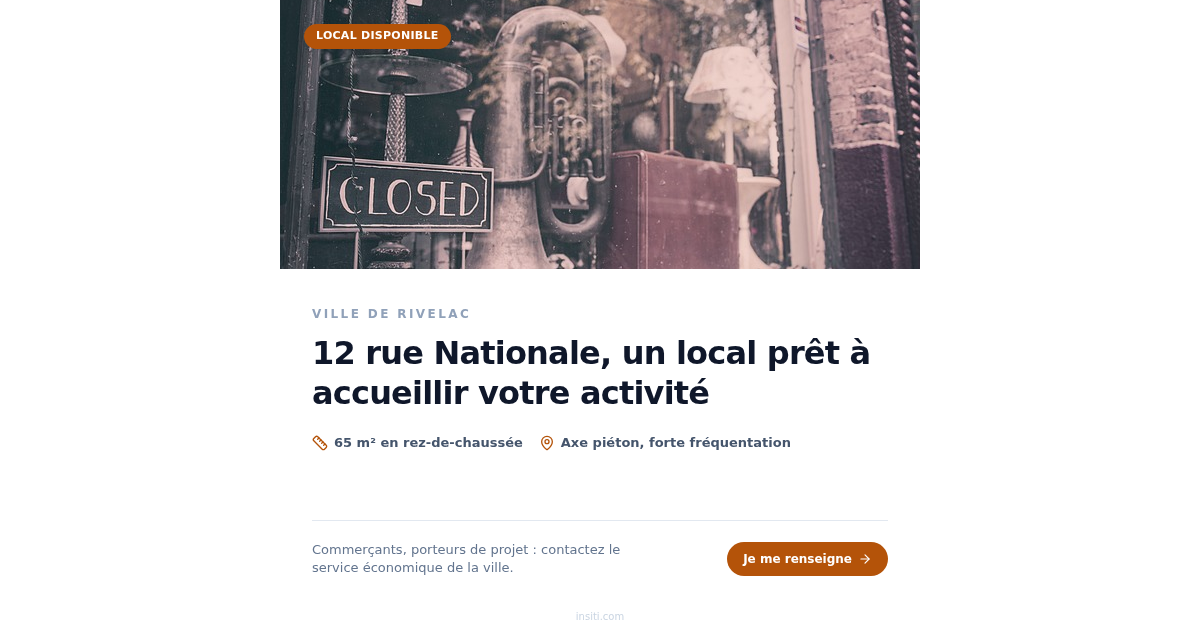 Aperçu de l'artifact