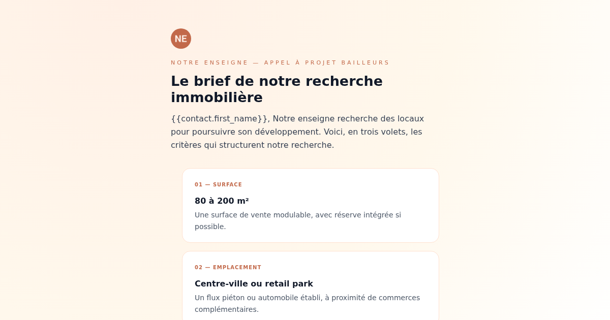 Aperçu de l'artifact