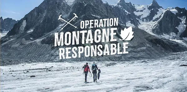 LAFUMA participe à la 10ème édition du nettoyage de la mer de glace à Chamonix.