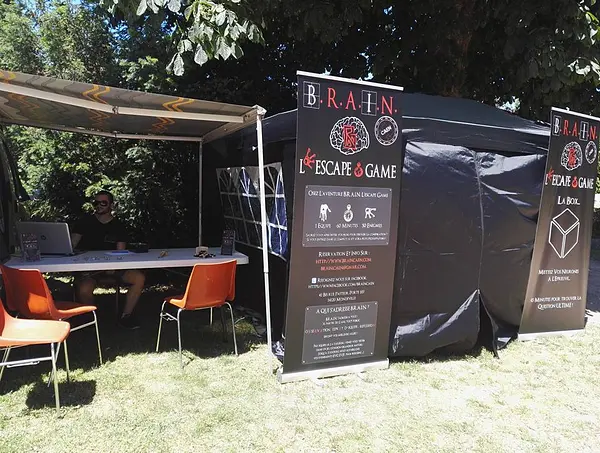 L'activité "L'escape BOX" de BRAIN à Caen. 