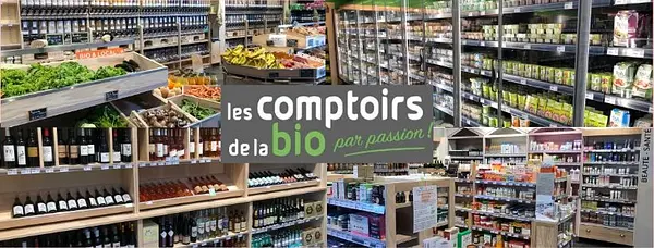 A l'intérieur d'un magasin Comptoirs de la bio à Somain. 