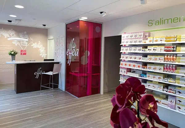 L'intérieur du salon Effea à Lyon. 