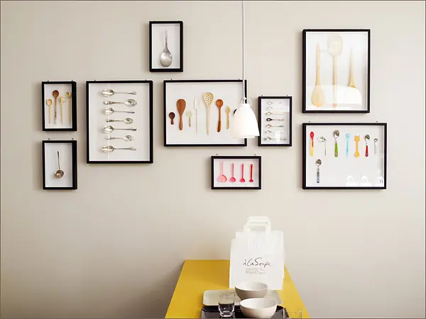 Chaque cuillère originale apportée par les clients pourra avoir la chance d'intégrer notre collection murale