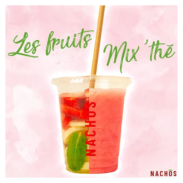 L'enseigne Nachos se diversifie avec le lancement de boisson aux fruits frais, une boisson saine 