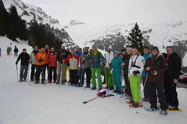 Voyage entre Franchisés à la montagne à l'occasion de la sortie du Wintersys : Le nouveau pneu hiver de Norauto.