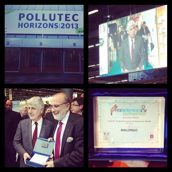 [ Salon POLLUTEC 2013 ]  Ek´oh de Malongo : 1er prix écoproduit pour le développement durable, remis par Philippe Martin ministre de l'écologie du développement durable