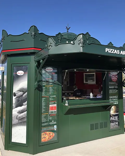 Le Kiosque à Pizzas de Saint-Denis de Pile.