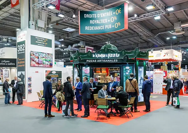 Le Kiosque à Pizzas au Salon de la Franchise.