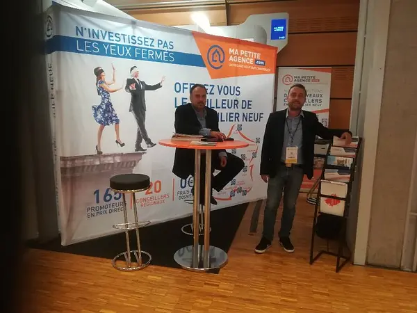 MaPetiteAgence.com au Salon National de l'Immobilier au Carrousel du Louvre à Paris.