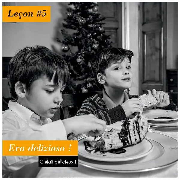 ❝ LEZIONE ❞ N'oubliez pas de le dire à la mama lors du grand repas de famille...