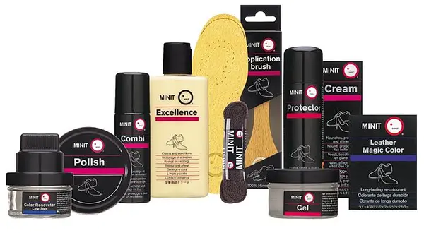 MISTER MINIT c'est aussi une sélection de produits dédiés à l'entretien du cuir: De la brosse en crin de cheval, en passant par la fabuleuse crème Excellence qui prépare les chauss
