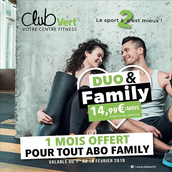 L'enseigne encoure le sport en famille avec des abonnements adaptés à tous
