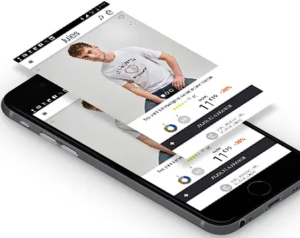 Application mobile qui permet de réaliser des achats en ligne.