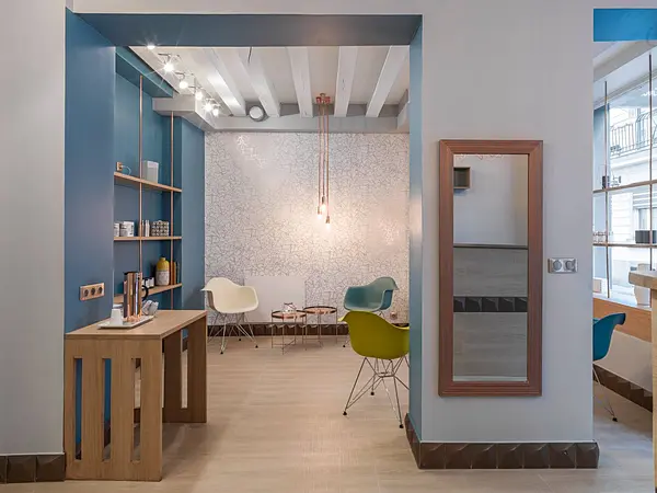 L'intérieur du centre Atelier du Palper-Rouler à Paris. 