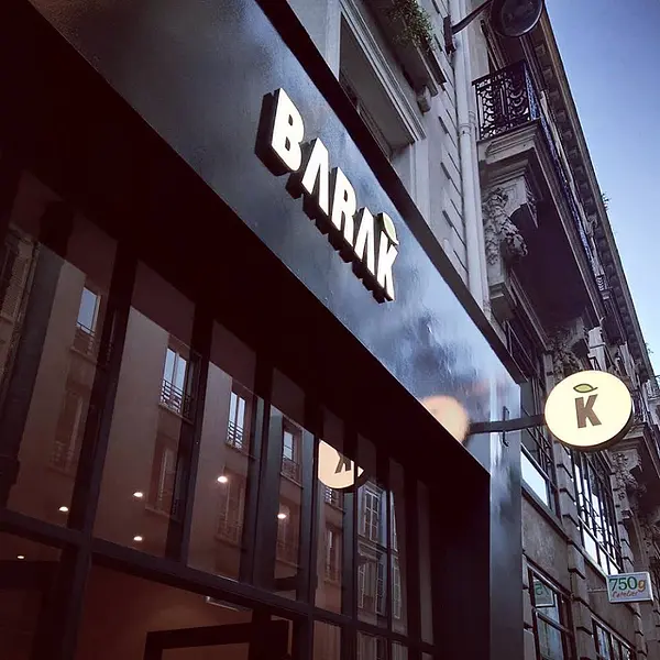Le restaurant Barak à Paris. 