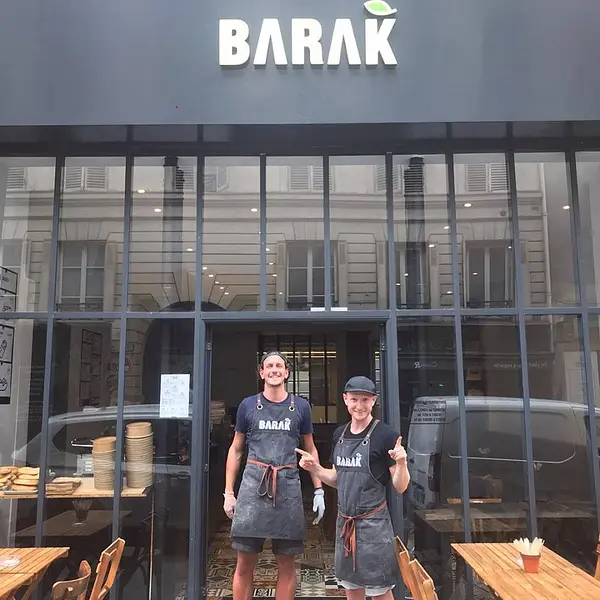 L'équipe du restaurant Barak à Paris. 