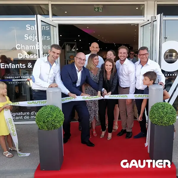 Inauguration en juillet 2018 du nouveau magasin Meubles Gautier Lyon St Priest  
