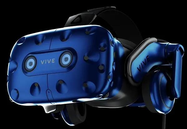 Casque de réalité virtuelle.