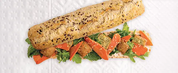 Exemple de sandwich vendu en boutique La Croissanterie