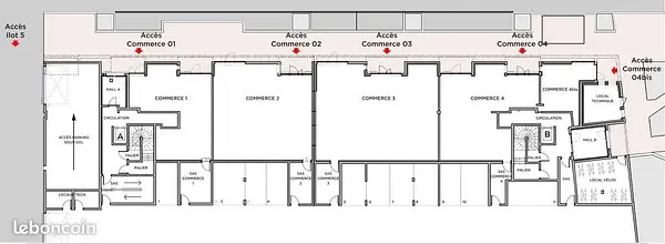 Local commercial 156 m² Villefontaine à vendre à Villefontaine — photo