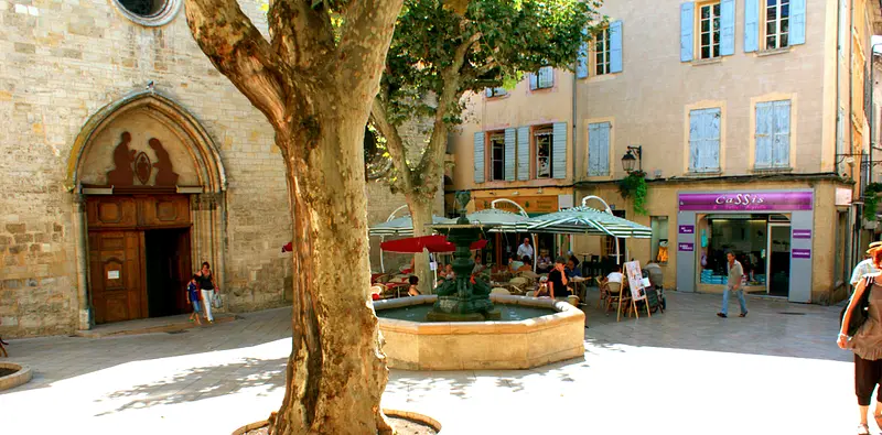 L'équipe d'inSiti en visite de terrain à Manosque, avec les élus et services