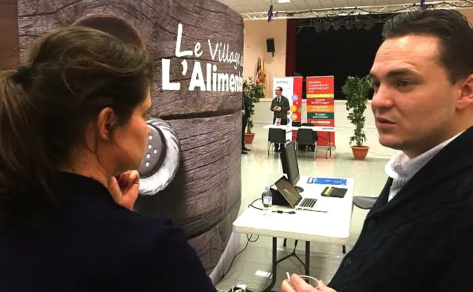 Alix et Jérémie coordonnent le forum de la franchise du Pays d'Aix