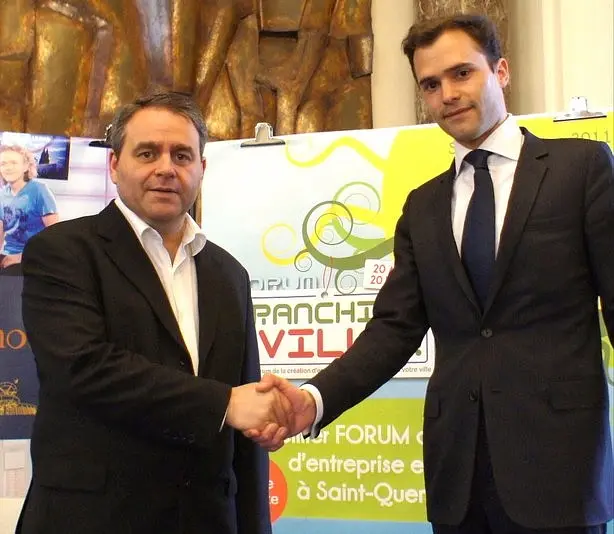 "Je suis très heureux du succès de ce Salon" Xavier Bertrand en clôture du salon de Franchiseo