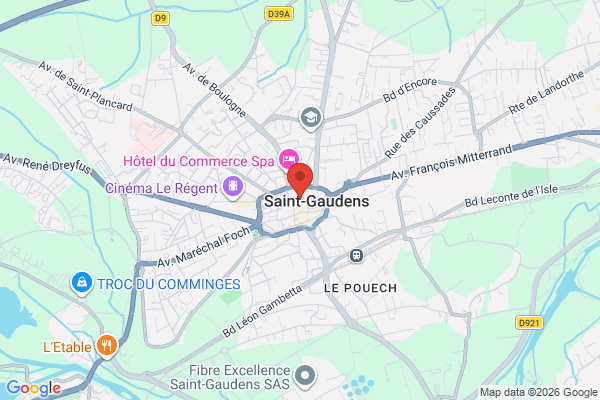 Carte de l'emplacement Local commercial à louer