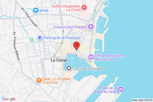 Carte de 13 Rue des Combattants, La Ciotat, France