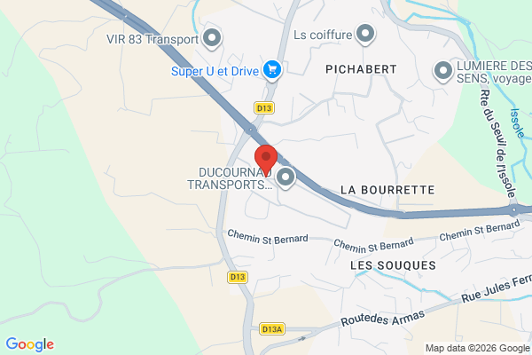 Carte de Les Quatre Chemins, Flassans-sur-Issole, France