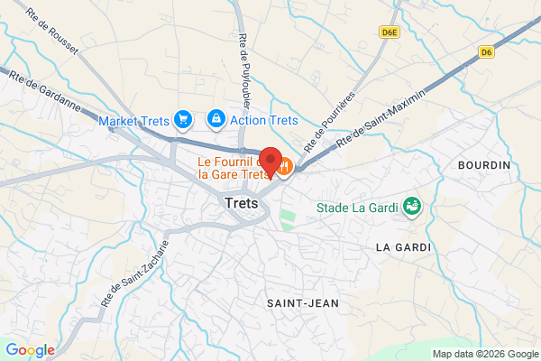 Carte de l'emplacement Local 115 m² centre ville