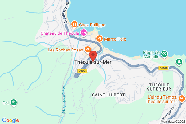Carte de Théoule-sur-Mer