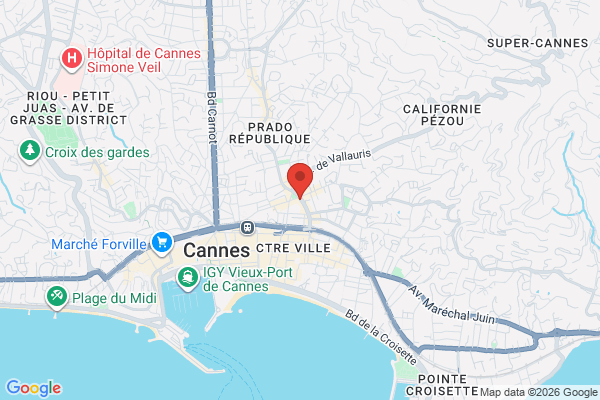 Carte de l'emplacement Local commercial - Bail tous commerces