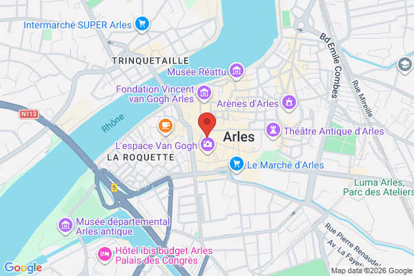 Carte de Rue de la République, Arles, France