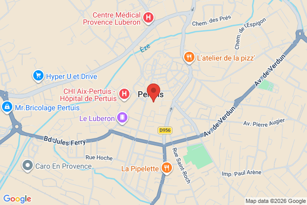 Carte de 111 Rue Colbert, Pertuis, France