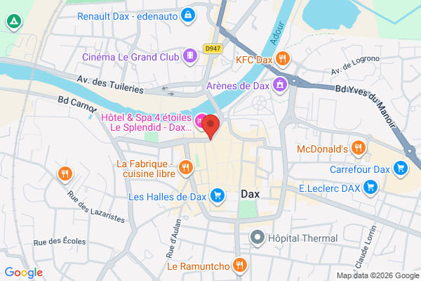 Carte de 17/21 Rue des Carmes, Dax, France