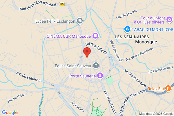 Carte de 30 Rue des Marchands, Manosque, France
