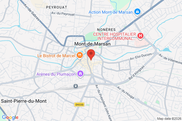 Carte de l'emplacement Sackenprez