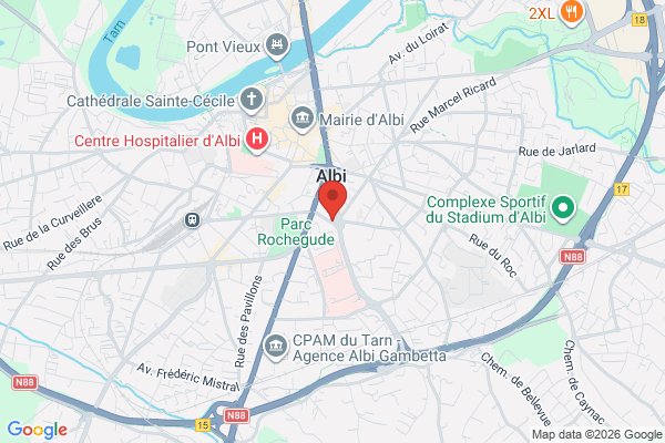 Carte de l'emplacement Local 50m2