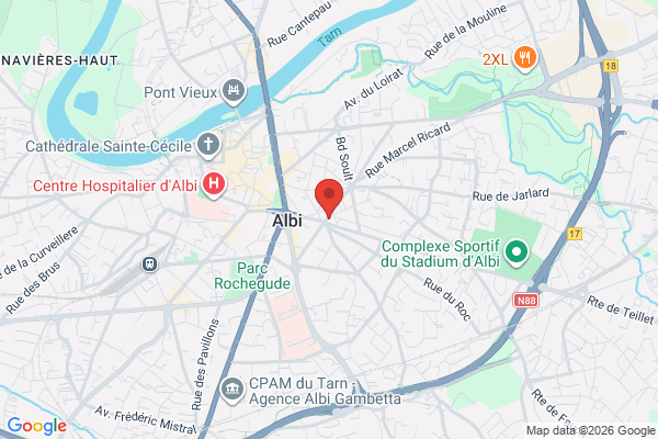 Carte de l'emplacement Local commercial
