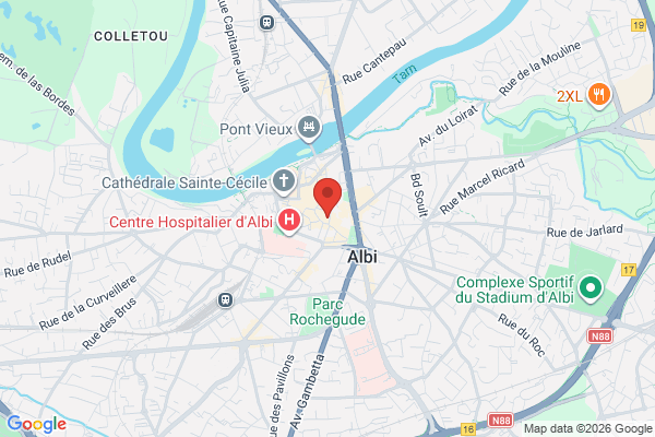 Carte de l'emplacement Fonds de Commerce à vendre
