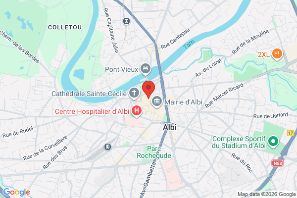 Carte de l'emplacement Local commercial 1 pièce