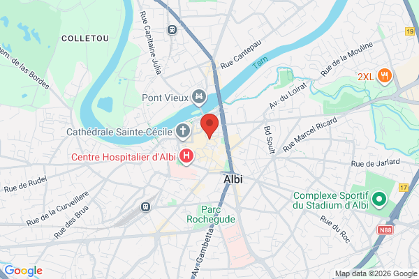 Carte de l'emplacement Local commercial 49m2
