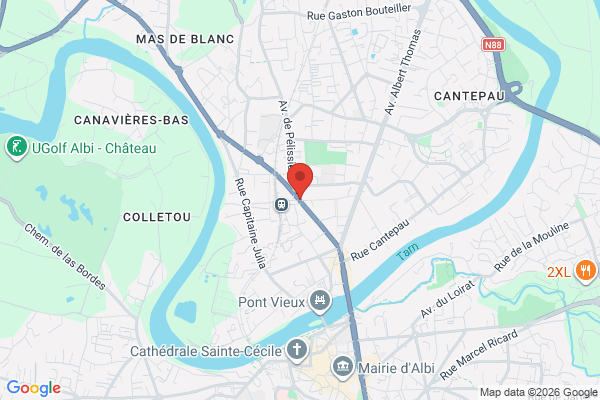 Carte de l'emplacement Fonds de commerce dépannage électromenager