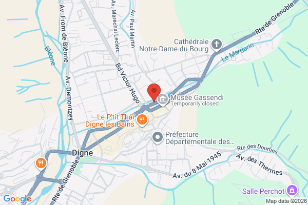 Carte de Place des Cordeliers, Digne-les-Bains, France