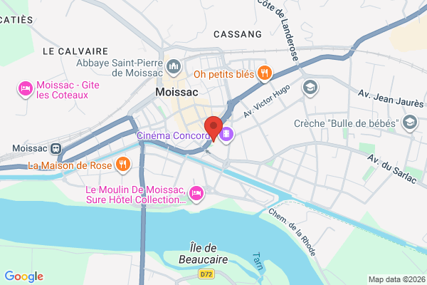 Carte de 4 Boulevard Camille Delthil, Moissac, France