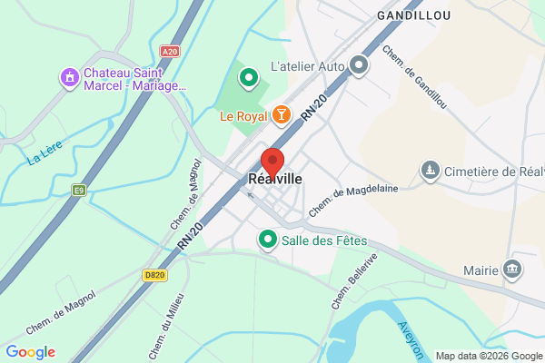 Carte de 5 Boulevard Jean Delzars, Réalville, France
