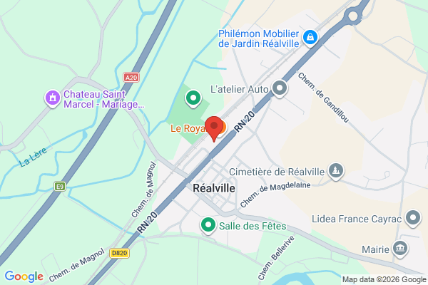 Carte de 33 D820, Réalville, France