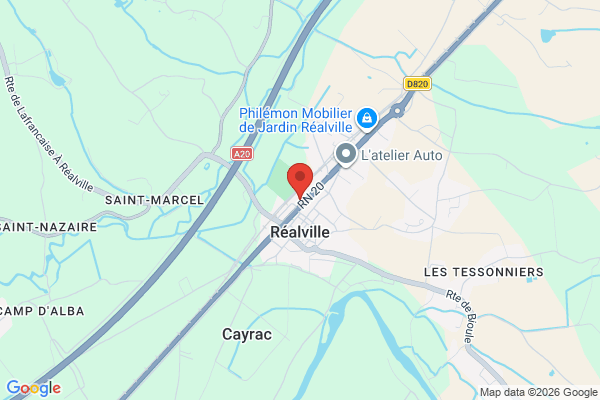 Carte de l'emplacement 82440 Réalville