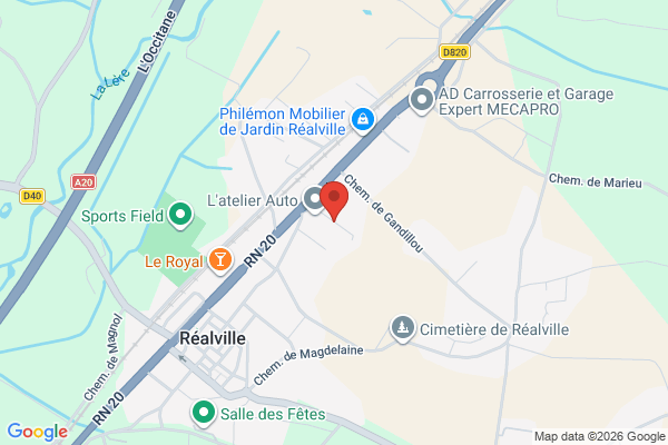 Carte de 5 Lotissement Gandillou, 82440 Réalville, France